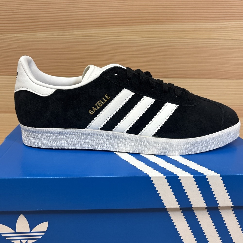 Adidas Gazelle Core Black Mens Sz 9 Low Top Sneakers (BB5476)